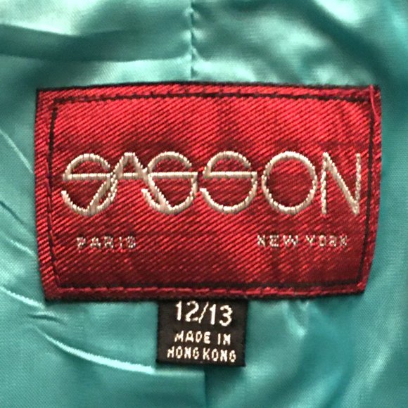 SASSON Blazer with Scalloped Edging | Vintage 1980s - Picture 9 of 12